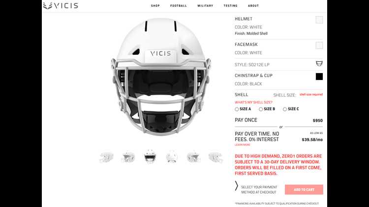 How Much Do Nfl Football Helmets Cost